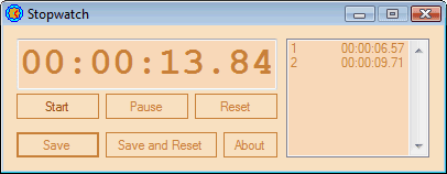 Stopwatch UI